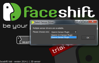 faceshift webcam